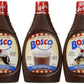 Bosco Original Chocolate Syrup, 22oz Squeeze Bottle (3 Pack) Natural Cocoa | Rich & Thick | Gluten Free | Kosher