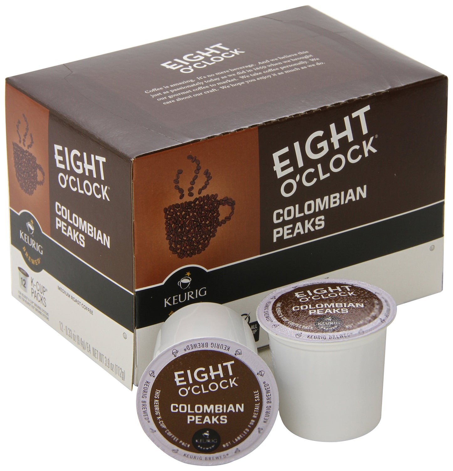 Eight OClock Coffee Colombian K-Cups for Keurig, 72 Count, Model SYNCHKG025310
