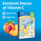 Wylers Light Singles-To-Go Sugar Free Drink Mix, Peach, 8 Ct Per Box (Pack Of 12)
