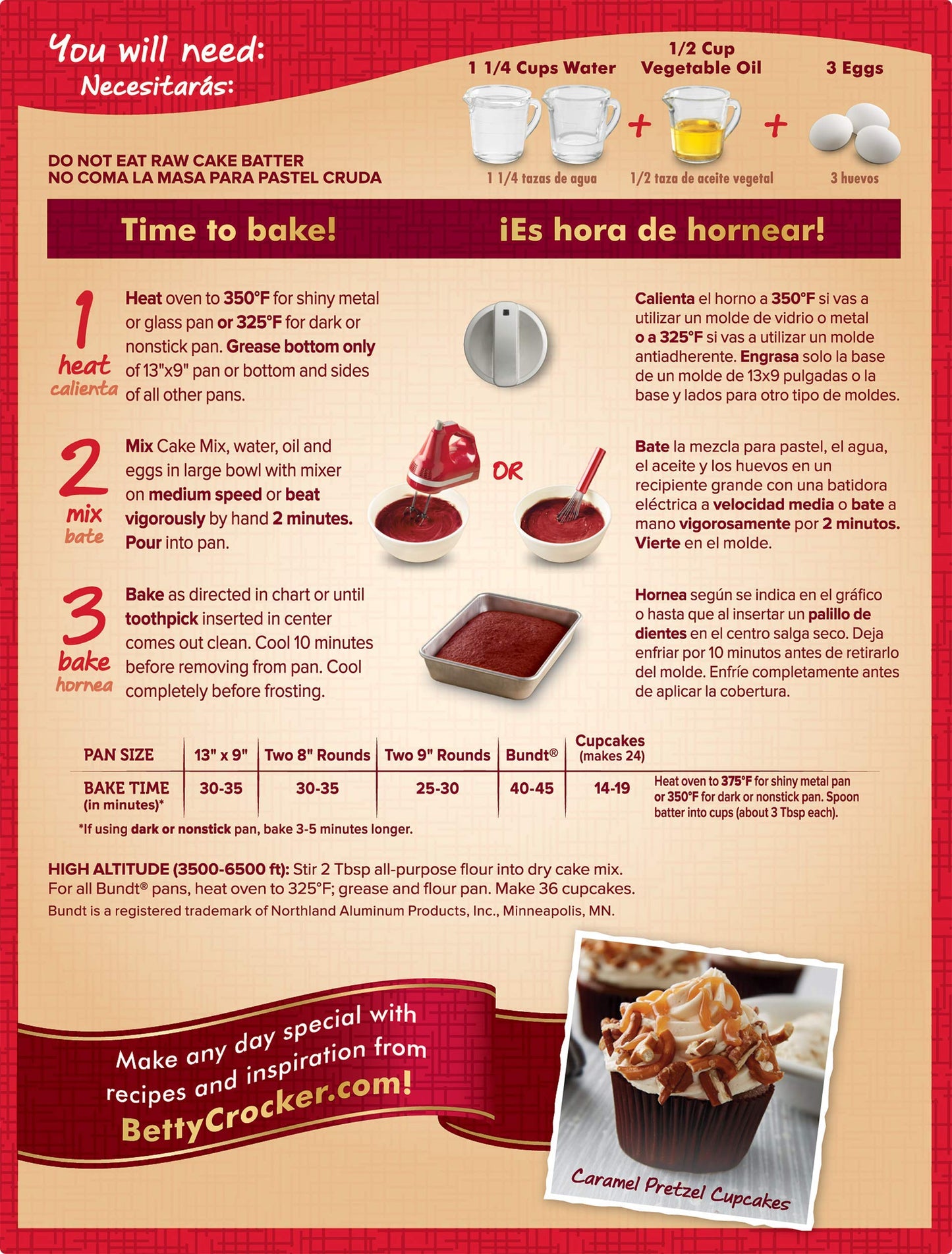 Betty Crocker Super Moist Red Velvet Cake Mix, 15.25 Ounce -- 12 per case.