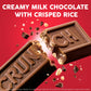 CRUNCH, Bulk 36 Pack, Milk Chocolate and Crisped Rice, Full Size Individually Wrapped Candy Bar, 1.55 oz Each