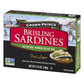 Crown Prince Two Layer Brisling Sardines In Extra Virgin Olive Oil, 3.75-Ounce Cans (Pack Of 12)