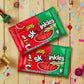 Lucas Salsagheti Watermelon Flavored Hot Candy Strips And Tamarind Sauce, 0.84 Oz - 12 Pieces Pack For Treats, Snack, Parties, P