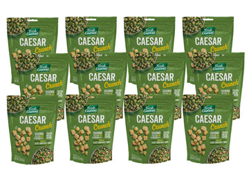 Fresh Gourmet Caesar Crunch Salad Topping, 3oz, 12-Pack - Mini Croutons & Parmesan Cheese Crisps for Salads, Bowls, Potatoes & M
