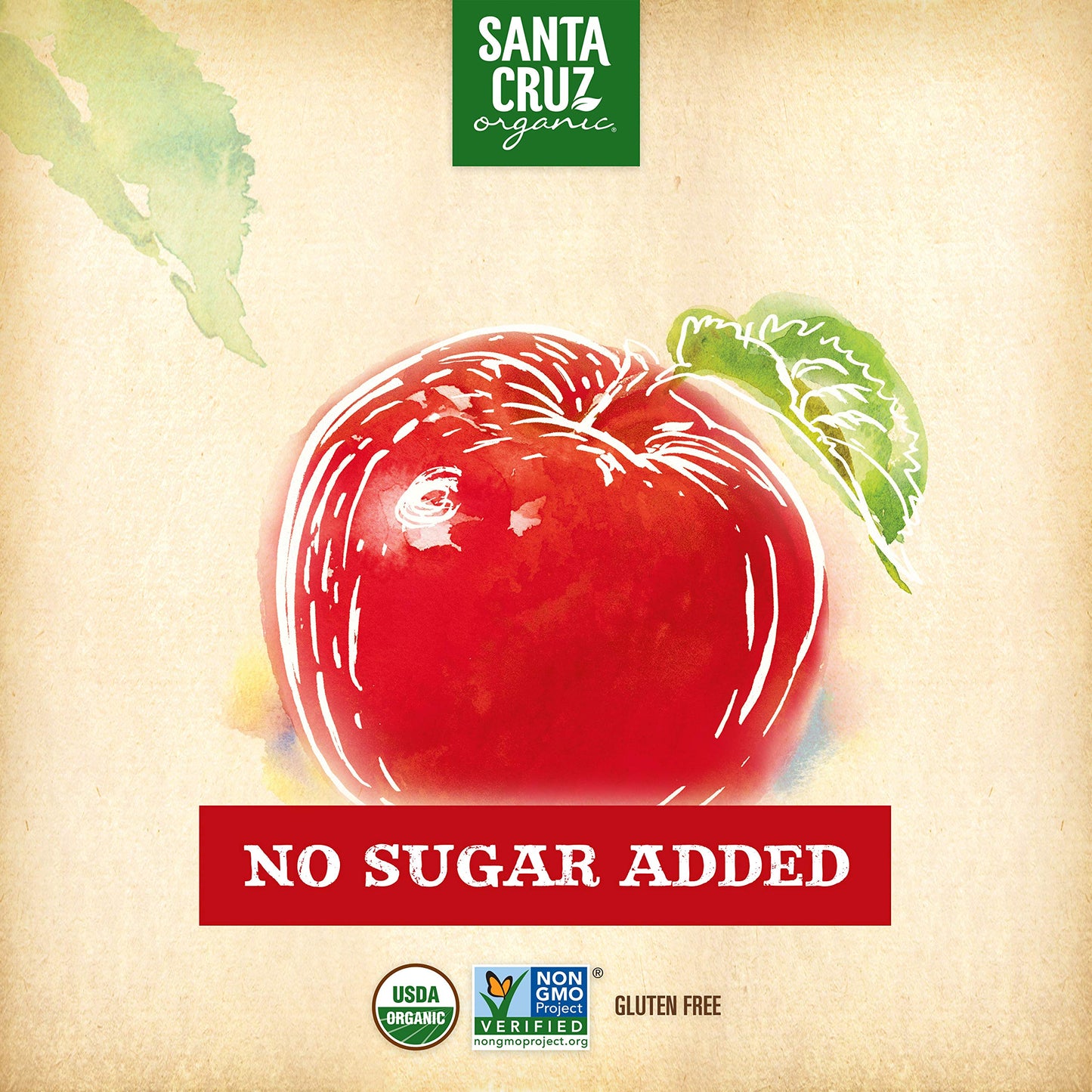Santa Cruz Organic Apple Sauce, 6-4 Ounce Cups