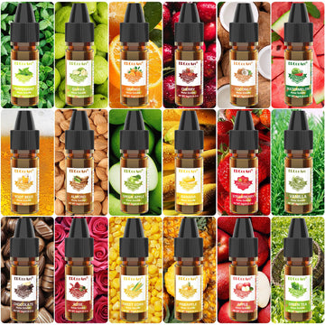 Food Flavoring Oil - Concentrated Candy Flavors, 36 Liquid Lip Gloss Flavoring Oil, Cotton Candy Pineapple Strawberry Flavor Oil