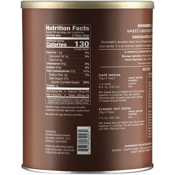 Ghirardelli Sweet Ground Chocolate & Cocoa, 3 lb - Perfect for Baking & Desserts, Rich Brown Flavor
