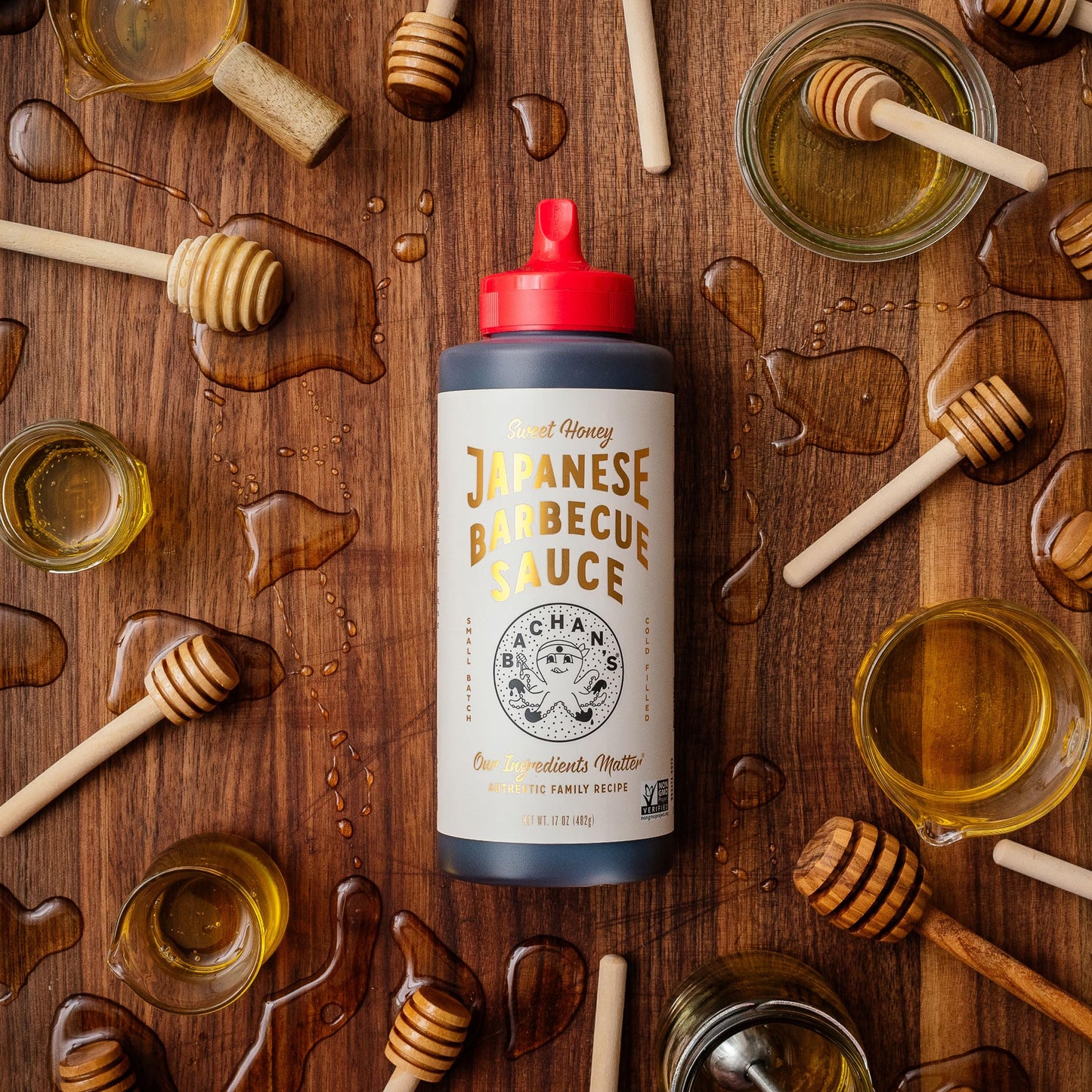 Bachan'S Japanese Barbecue Sauce 2 Pack - 1 Original, 1 Sweet Honey - Bbq Sauce For Wings, Chicken, Beef, Pork, Seafood, Noodles