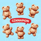 Teddy Grahams Cinnamon Graham Snacks, 6 - 10 Oz Boxes