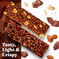Simply Protein Crispy Bars Variety Pack - Peanut Butter & Dark Chocolate Almond - 13g Protein, 2g Sugar, Vegan - 16 Bars (2 Boxes)