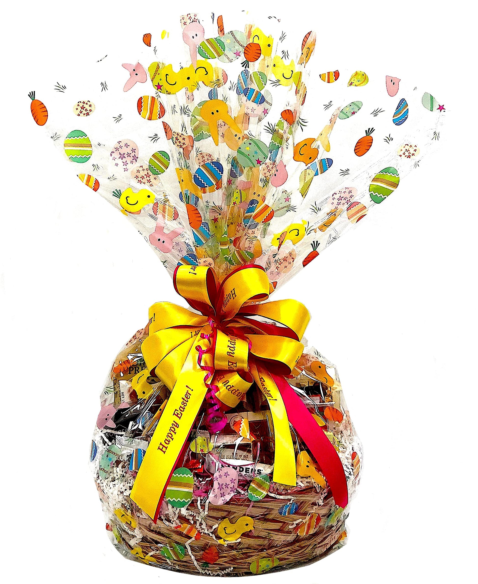 Gifts of Gourmet Hand-Crafted 28-Piece Chocolate Gift Basket - Large Size - Egg Party