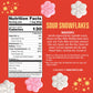 SmartSweets Sour Snowflakes Sour Candy: 1.8oz (Pack of 14)  Gummy Candy with Low Sugar  Low Calorie  No Artificial Sweeteners  Plant-Based  Gluten-Free  Healthy Snack for Kids & mature-themeds  Holiday Treat