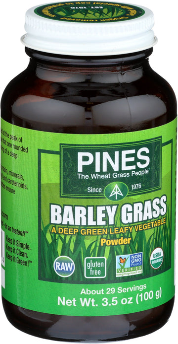 Pines Barley Grass Powder, 3.5 Ounce -- 3 per case.3