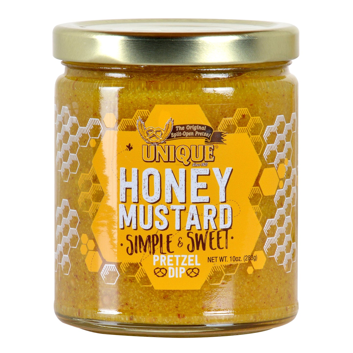 Unique Pretzels Honey Mustard Dip, 10 Ounce,