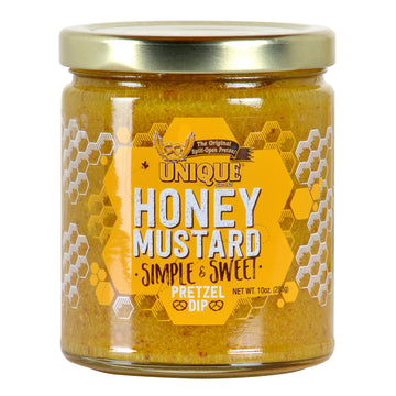 Unique Pretzels Honey Mustard Dip, 10 Ounce,