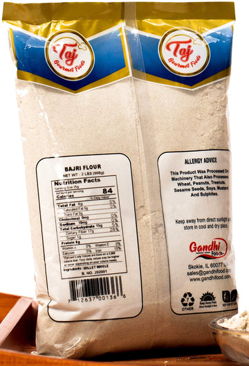 TAJ Millet Flour | Bajra Atta | 64 Ounce (Pack of 1)