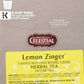 Celestial Seasonings Lemon Zinger Herbal Tea K-Cup Pods, 24 Count, Model 74-14732