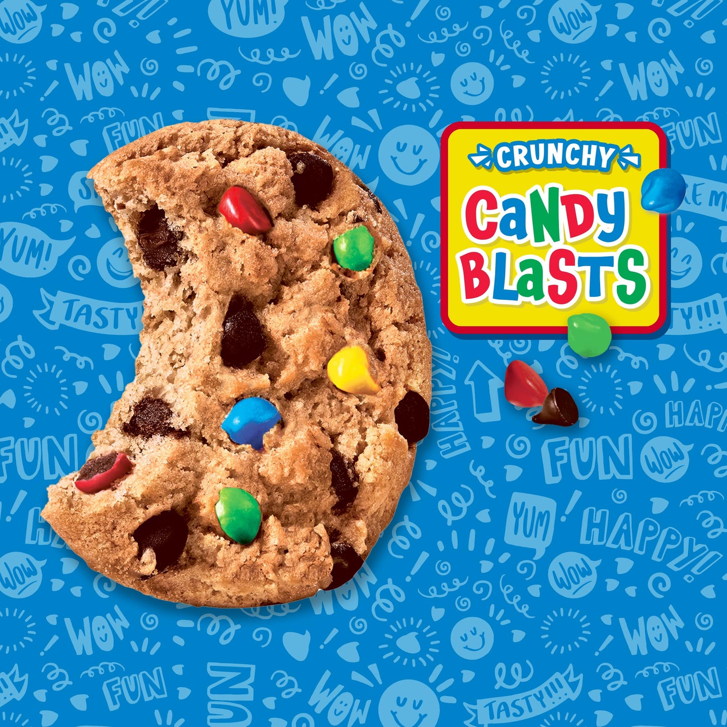 CHIPS AHOY! Crunchy Candy Blasts Chocolate Chip Cookies, 12.4 oz