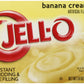 Jell-O Instant Banana Cream Pie Filling Mix, 3.4oz Boxes, Pack of 6