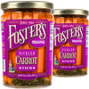 Foster'S Pickled Carrots- Original- 32Oz (2 Pack) - Pickled Carrots In A Jar - Traditional Pickled Vegetables Recipe For 30 Year