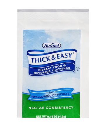 Thick & Easy Instant Food & Beverage Thickener, Nectar Consistency, 4.5 Grams (Pack Of 100)