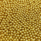 Edible Super Gold Pearl Sugar Sprinkles Candy 4Mm Mini Pearls Cake Decorations Cupcake Toppers Cookie Decorating Perfect For Wed