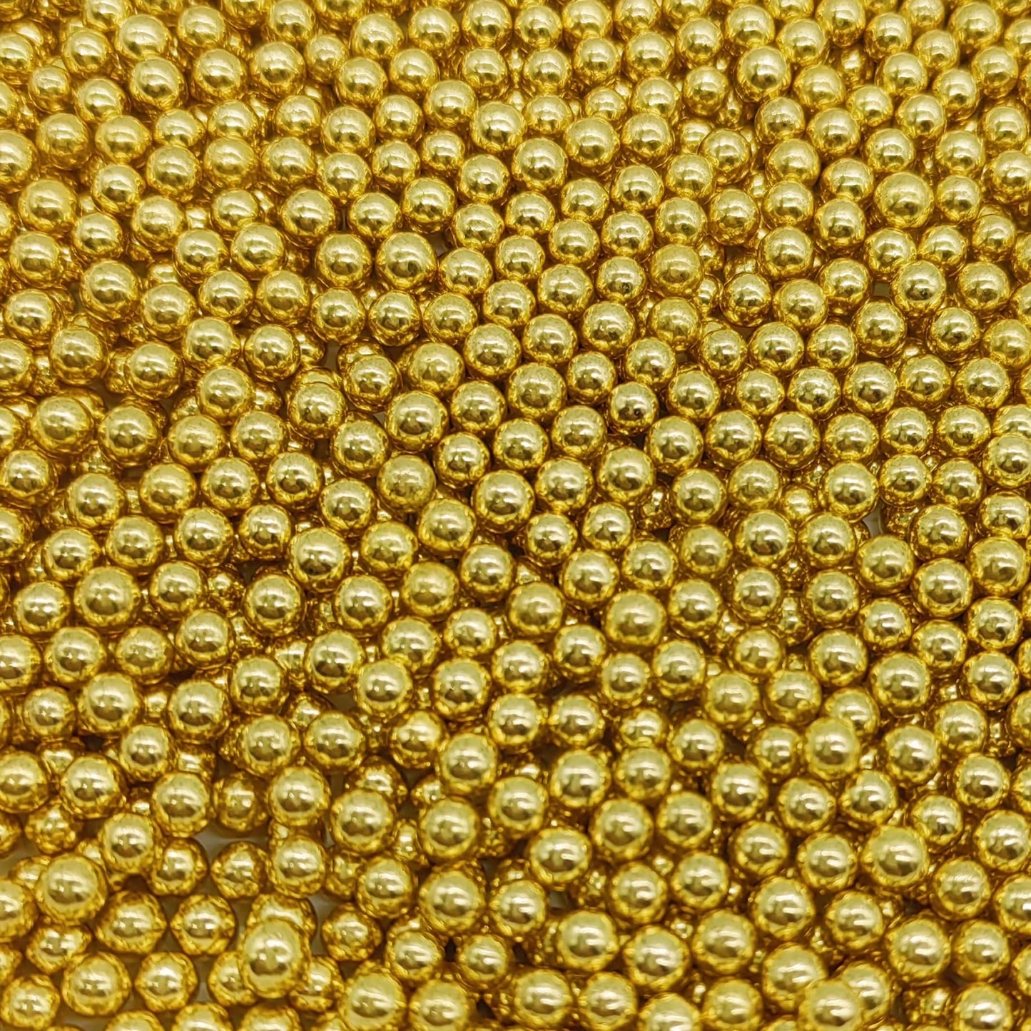 Edible Super Gold Pearl Sugar Sprinkles Candy 4Mm Mini Pearls Cake Decorations Cupcake Toppers Cookie Decorating Perfect For Wed