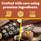 Mothers Day Cookies Gift Basket - 12 Gourmet Chocolate Covered Sandwich Cookies With Assorted Toppings - Assorted Food Gift Box