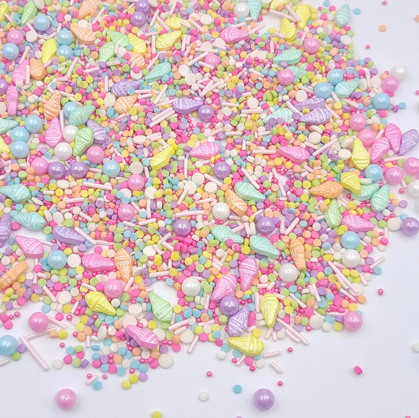Sentovac Summer Sprinkles For Decorating | Edible Cake Cupcake Ice Cream Sprinkles 1 Bottle 3.35Oz/ 95G | Edible Cake Decoration