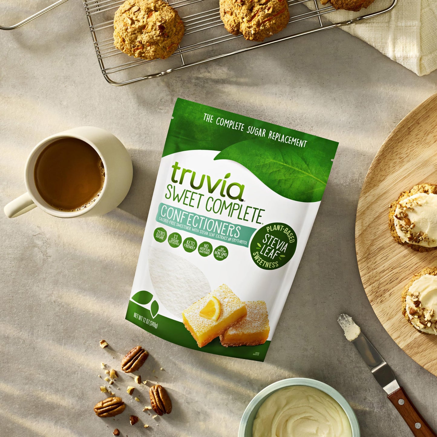 Truvia Sweet Complete Confectioners Calorie-Free Sweetener With The Stevia Leaf, 12 Oz Bag (Pack Of 1)