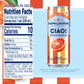 Sanpellegrino CIAO Blood Orange Sparkling Water, Low-Calorie Italian Sparkling Water with Real Fruit Juices, 0g Added Sugar, 6-P