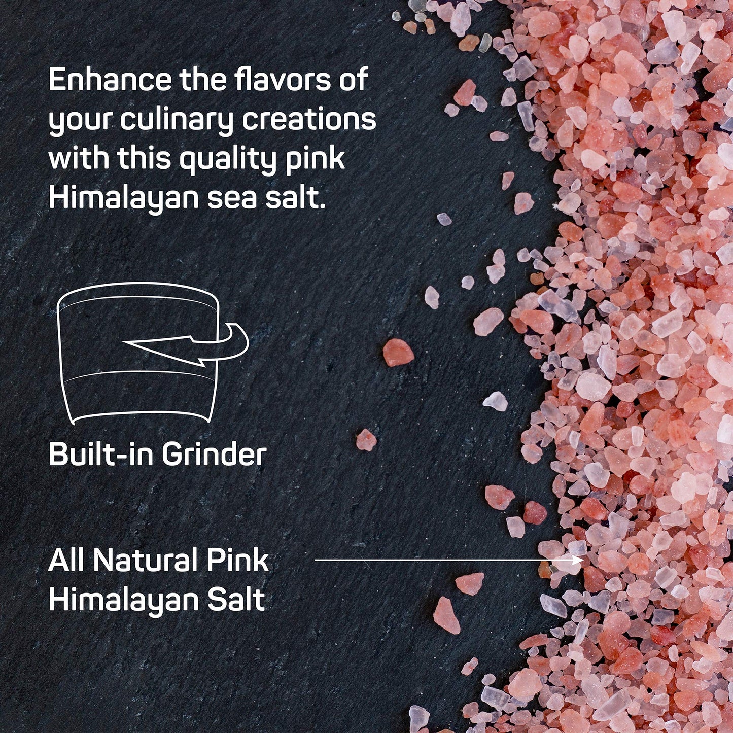 Papa Palermo Pink Gourmet Himalayan Salt - 12.9 Oz