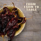 Rico Rico Dried Guajillo Chile Peppers 8 Oz - Premium Natural Mexican Chili For Mole, Tamales, Salsa & More - Mild To Medium Hea