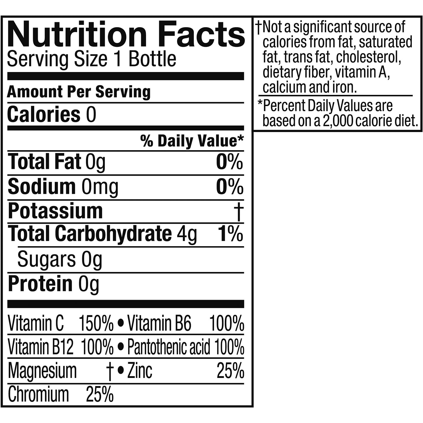 vitaminwater zero Power-C, 20 fl oz, 24 Pack