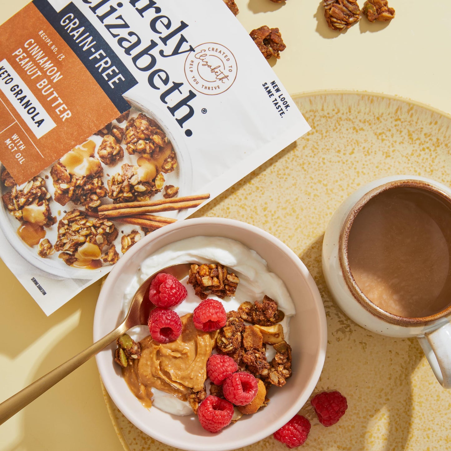 Purely Elizabeth Granola Peanut Butter Collagen Keto Granola, Made With Nuts And Seeds, Grain-Free, Gluten-Free, Non-Gmo (8Oz Ba