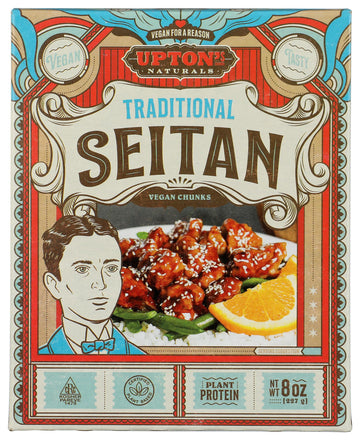 Uptons Natural, Traditional Seitan, 8 oz