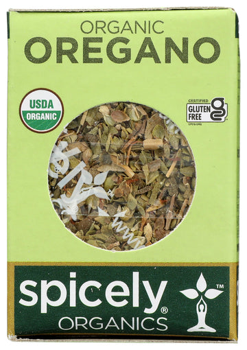 Spicely Organic Oregano 0.15 Ounce ecoBox Certified Gluten Free