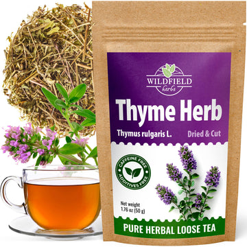 1.8 oz. Thyme Tea Thyme Leaves Tyme Herb Tea (Thymi Serpiylli Herba) - 50g Thymus Serpyllum Herb