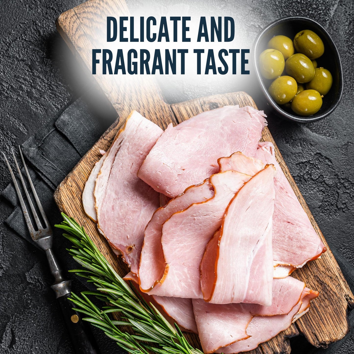 MARTELLI Cooked Ham - Quarter Cut Italian Prosciutto Cotto, Gluten-Free, Dairy-Free, 5 lbs