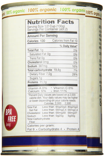Bioitalia Red Kidney Beans, 14 Ounce (Pack Of 12)