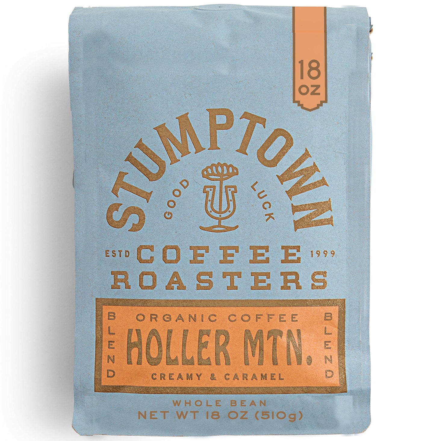 Stumptown Coffee Roasters Medium Roast Whole Bean Coffee - Holler Mountain, 18 Ounce Bag, Flavor Notes of Citrus Zest, Caramel, Hazelnut