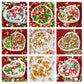 Christmas Jimmies Sprinkles for Cake Decorating,White Red and Green Jimmies Mix,Edible Sugar Holiday sprinkle for Cupcake Topper