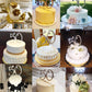 Honbay 50th Birthday Cake Topper, Sparkly Bling Alloy Crystal Rhinestones, Gold