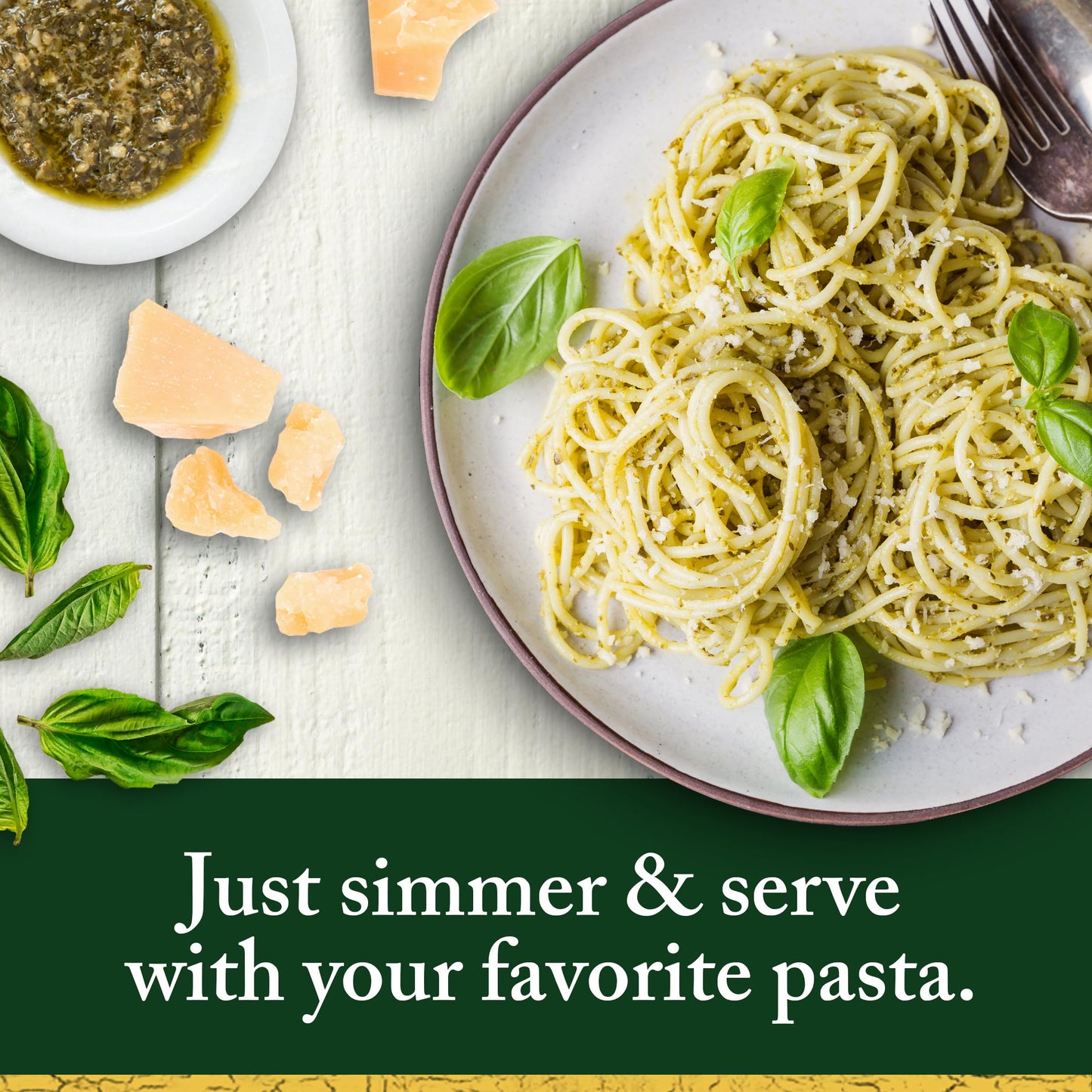 Classico Signature Recipes Traditional Basil Pesto Sauce & Spread, 8.1 oz Jar
