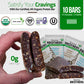 Bearded Brothers Organic Protein Bars, Dark Chocolate And Vanilla (10 Pack) - Plant Based Protein, Gluten Free, Vegan