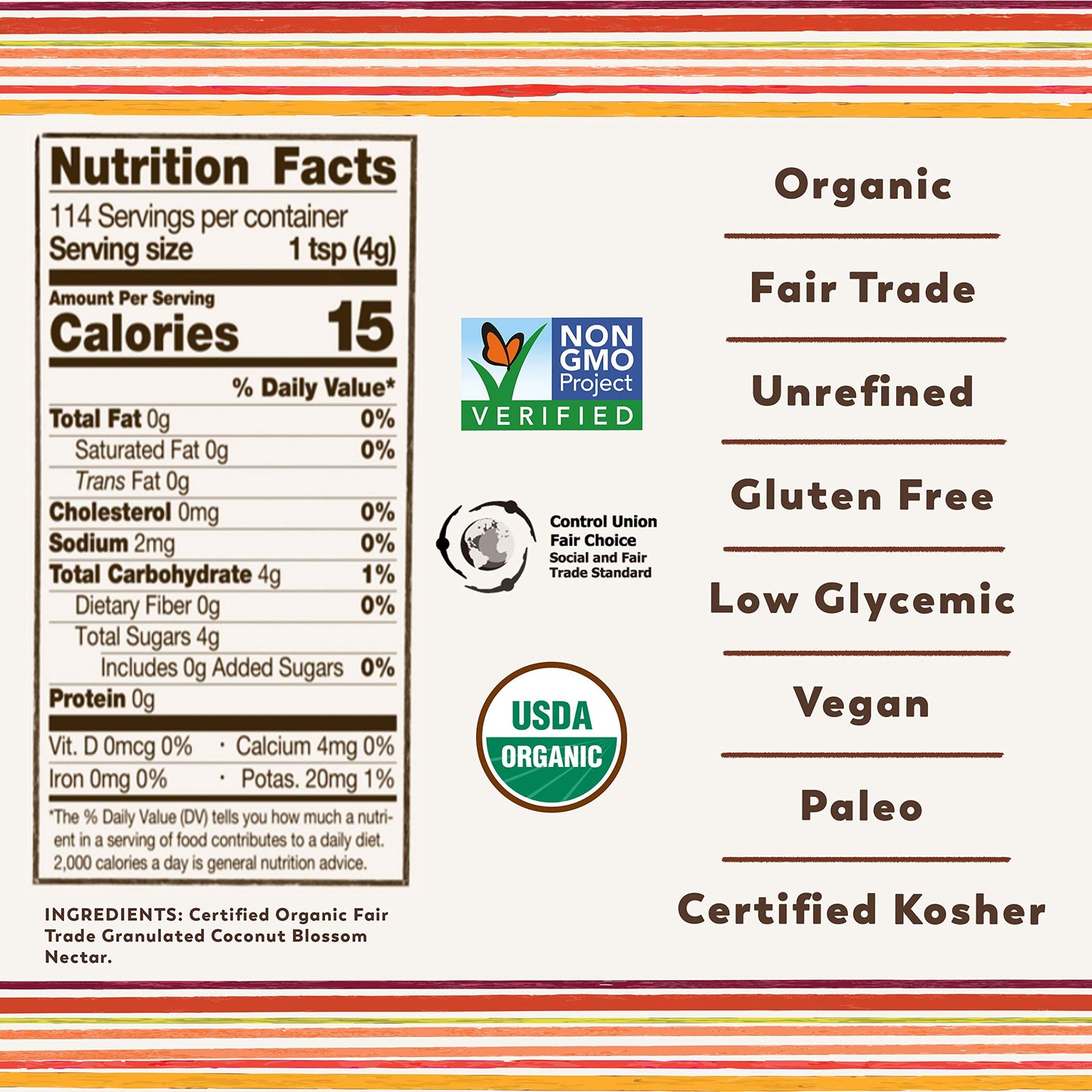 Big Tree Farms Organic Brown Coconut Sugar, Unrefined, Fine Crystals, Vegan, 16 Ounce (Pack of 6)