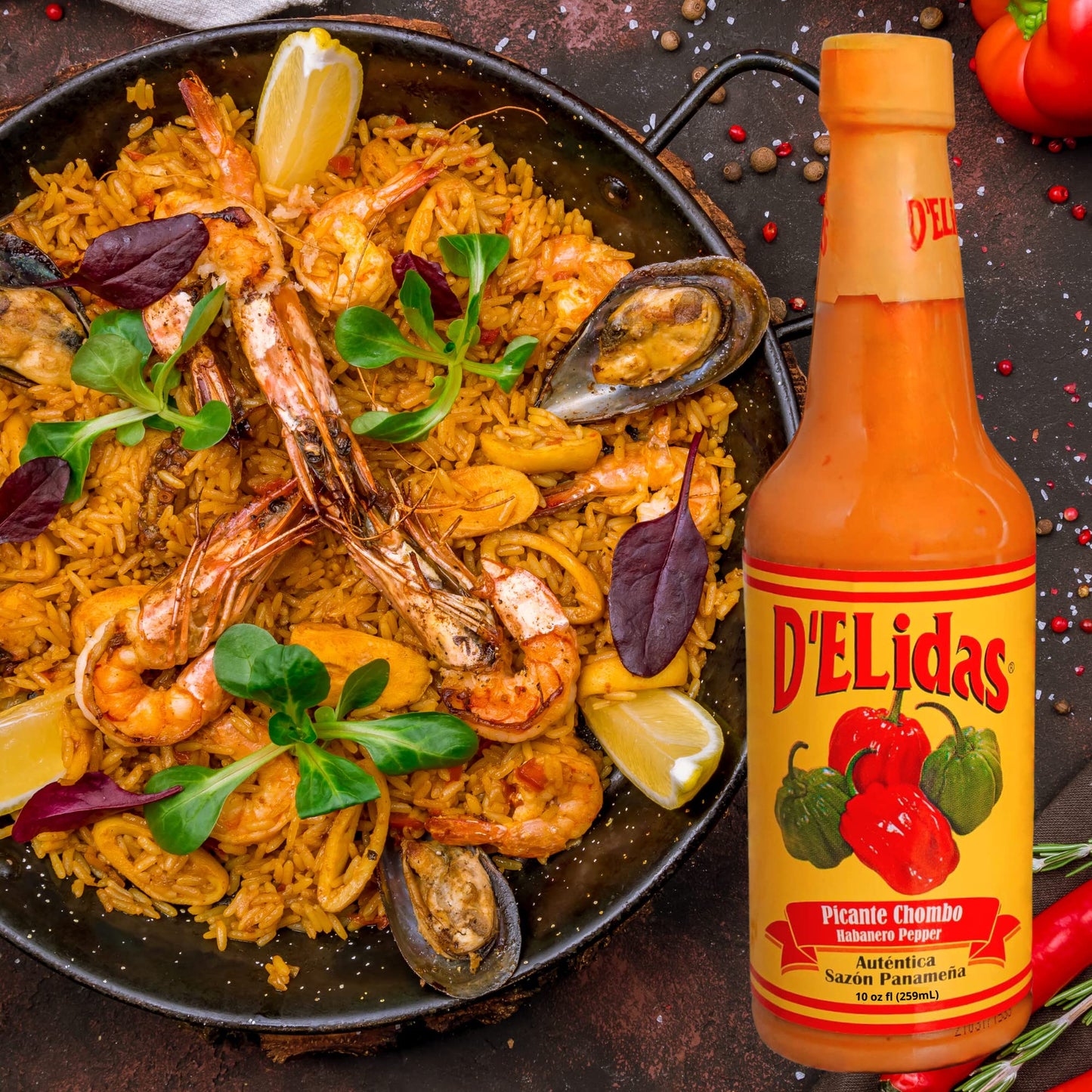 DELidas Habanero Hot Sauce, Non-GMO, Keto Friendly, 10 Fl Oz (Pack of 1)