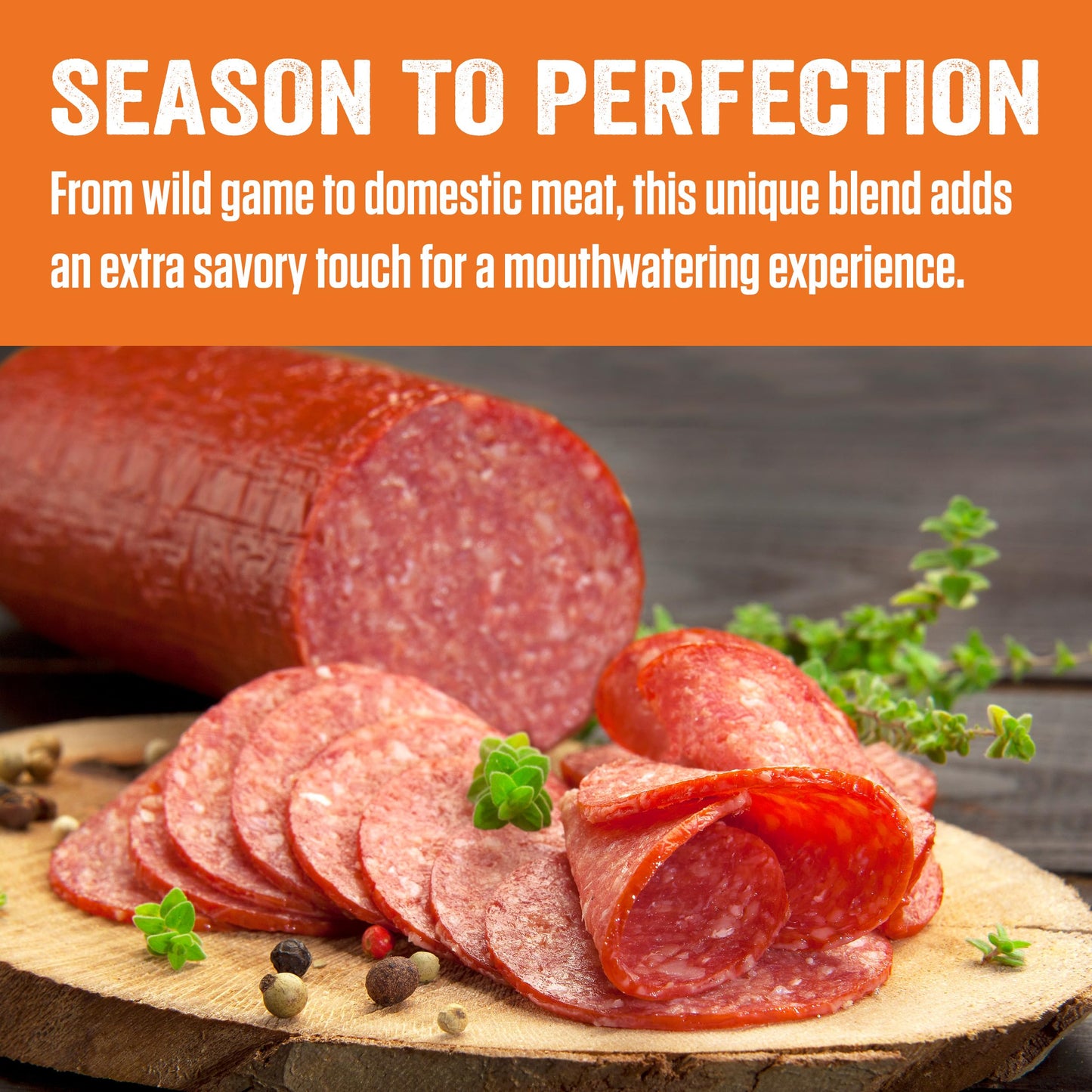 LEM Backwoods Cured Sausage Seasoning with Cure Packet, Salami Sausage, Model 9278