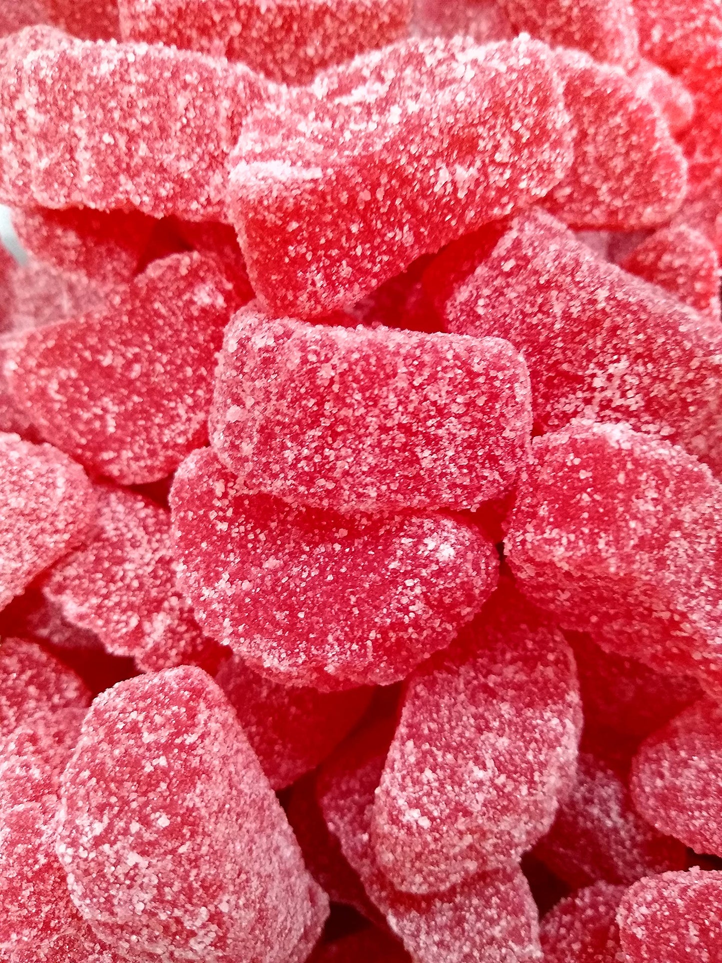 Cherry Gel Slices - 2 lbs of Fresh Delicious Sweet Sugar Sanded Chewy Candy Slices