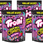 Trolli Sour Brite Crawlers, Very Berry, Sour Gummy Worms, 28.8 Ounce Resealable Bag (Pack of 4)